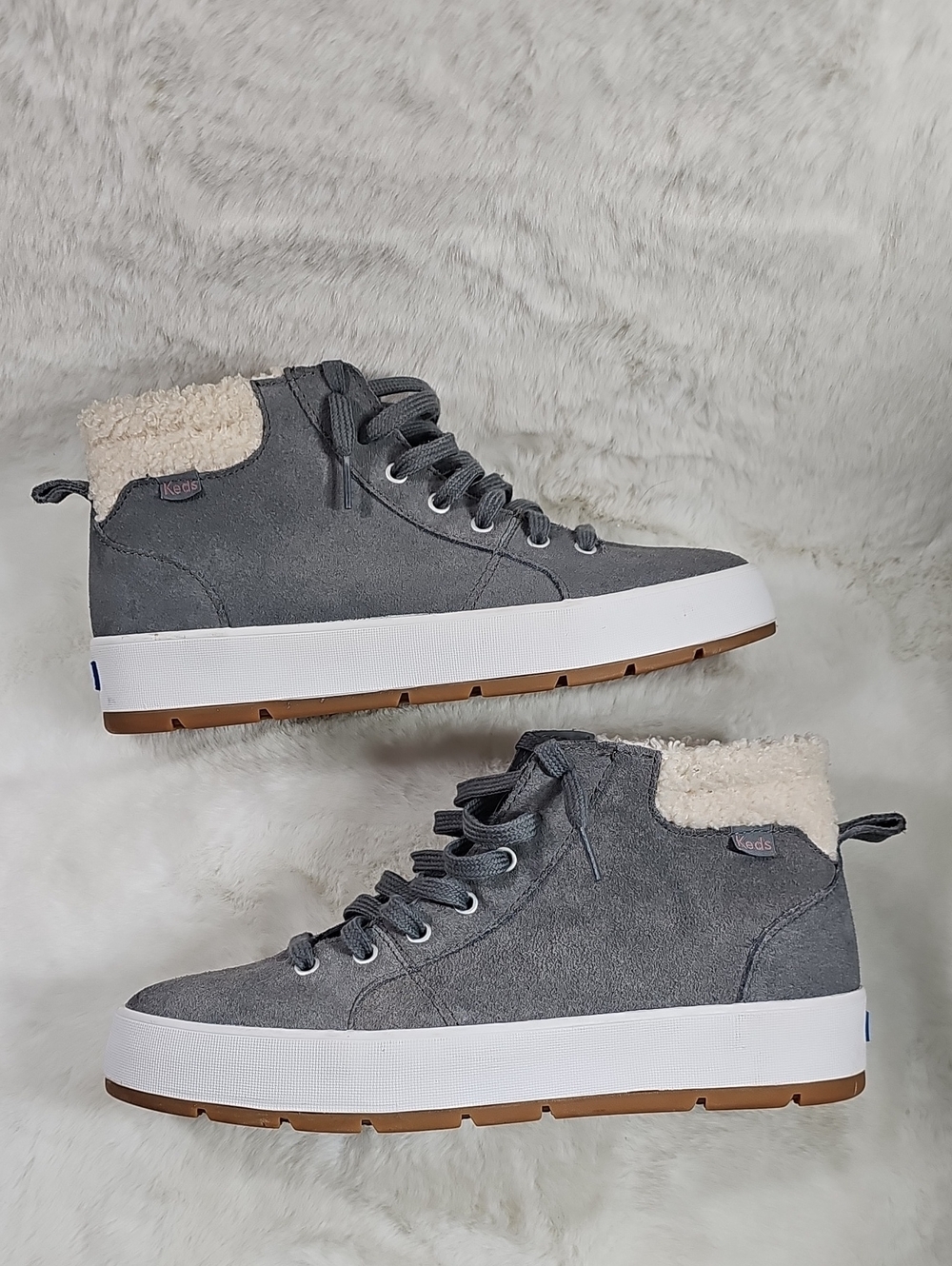 Keds Gray Suede Tahoe Boots Women's Size 9